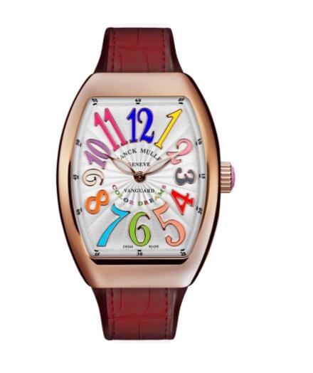 Franck Muller Vanguard Color Dreams Replica Watch for sale Cheap Price V 32 QZ COL DRM 5N RG